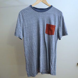 BDG Heather Blue Pocket T-Shirt